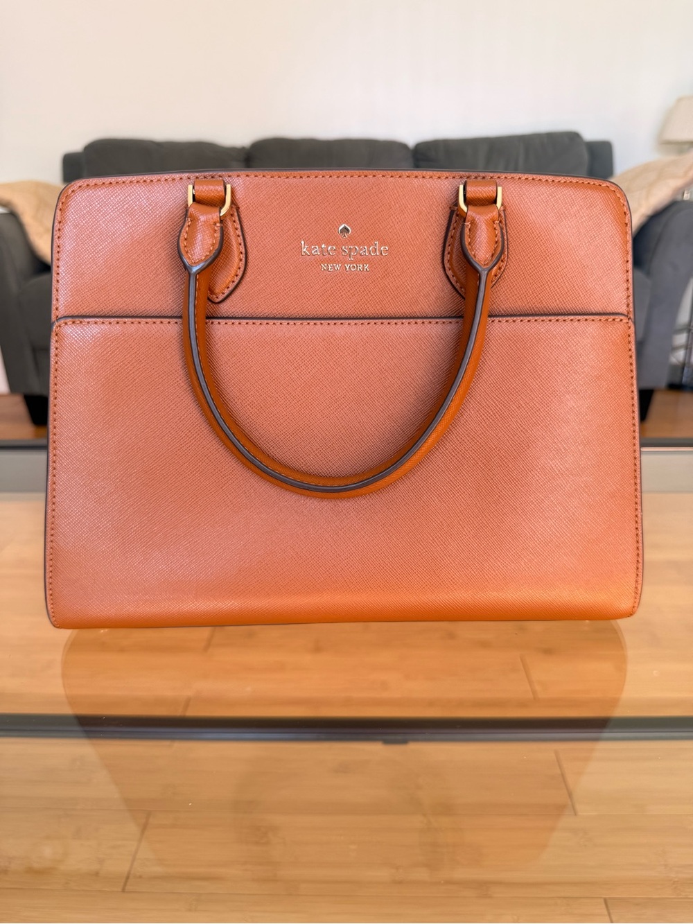Kate Spade - Madison - Saffiano Leather Medium Satchel - Cavern Clay